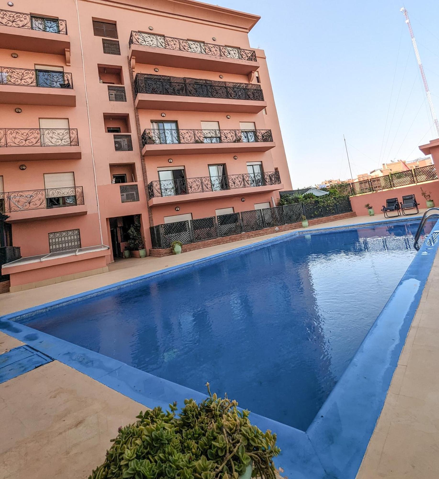Apartement Panoramic View Majorelle Garden With Pool Marrakesch Exterior foto