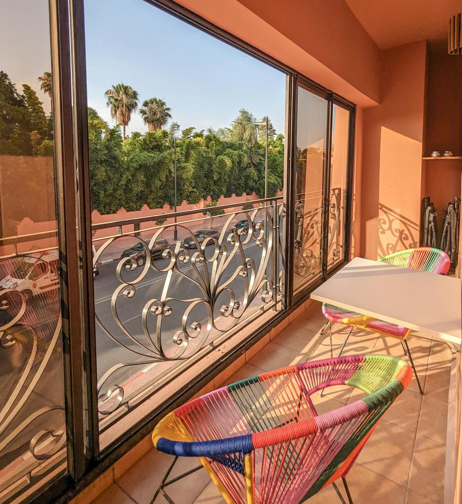 Apartement Panoramic View Majorelle Garden With Pool Marrakesch Exterior foto